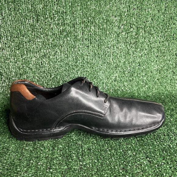 Cole Haan Zeno Mens Split Toe Lace Up Sneaker Size 10.5M Black Leather Shoes main image 5